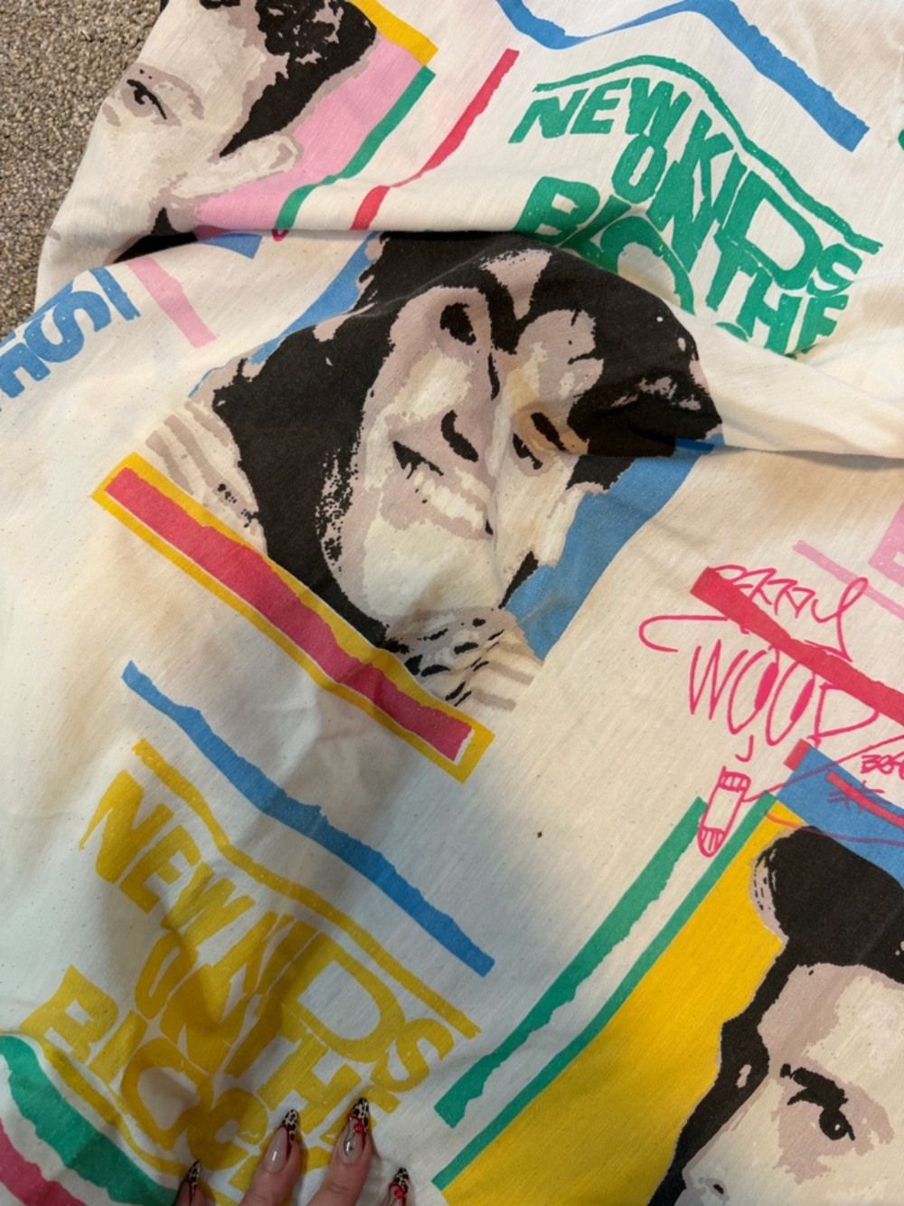 New Kids On The Block Graphic Button-Up Shirt - Multicolor - Picture 3 of 4